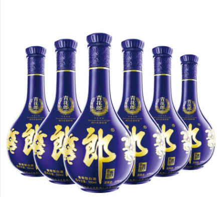 53°郎酒 青花郎 酱香型白酒 500ml*6 整箱装(新老包装随机发货)